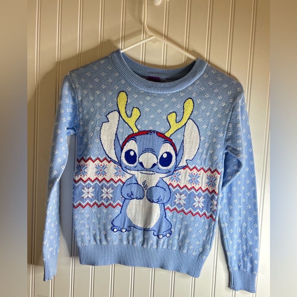 Disney Blue Sweater with Character Design